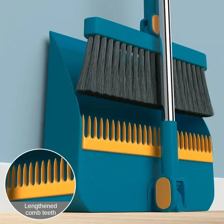 QuickClean Magic Broom & Dustpan