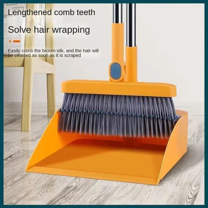 QuickClean Magic Broom & Dustpan