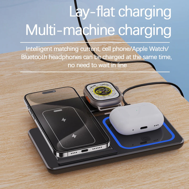 PowerFold 3-in-1 Wireless Fast Charger