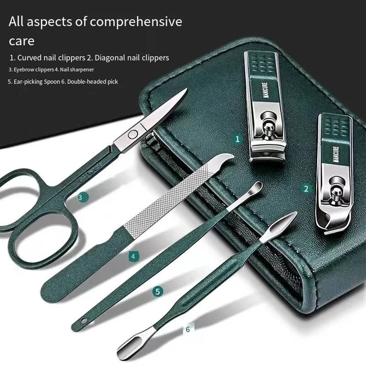 PrecisionCare 6-Piece High-End Manicure Set