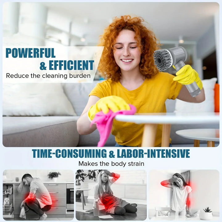 TurboScrub Electric Cleaning Brush